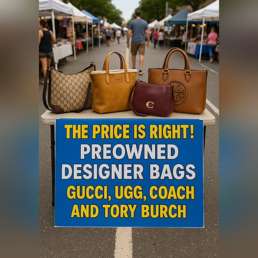 Gucci GG VERY RARE, HARD TO PREOWNED handbag,12 X 17", Brown/Tan,